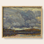 Tom Thomson Grey Sky 1914 Canadian Landscape Artist Serving Tray Gallery Image 1