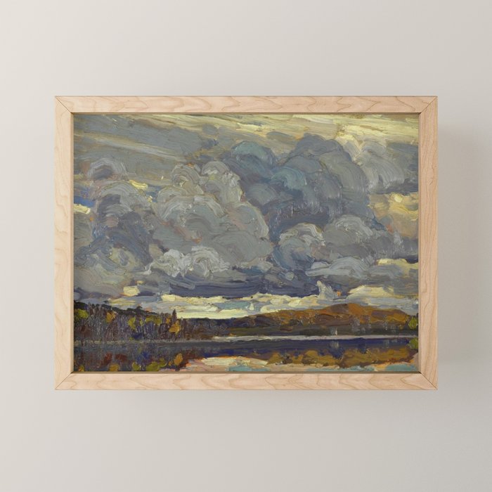 Tom Thomson Grey Sky 1914 Canadian Landscape Artist Mini Art Print Gallery Image 1