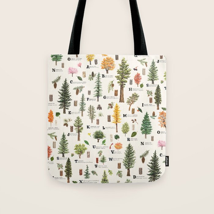 Trees of the Pacific Northwest Tote Bag