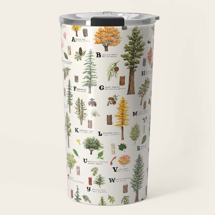 Trees of the Pacific Northwest Travel Mug Gallery Image 1