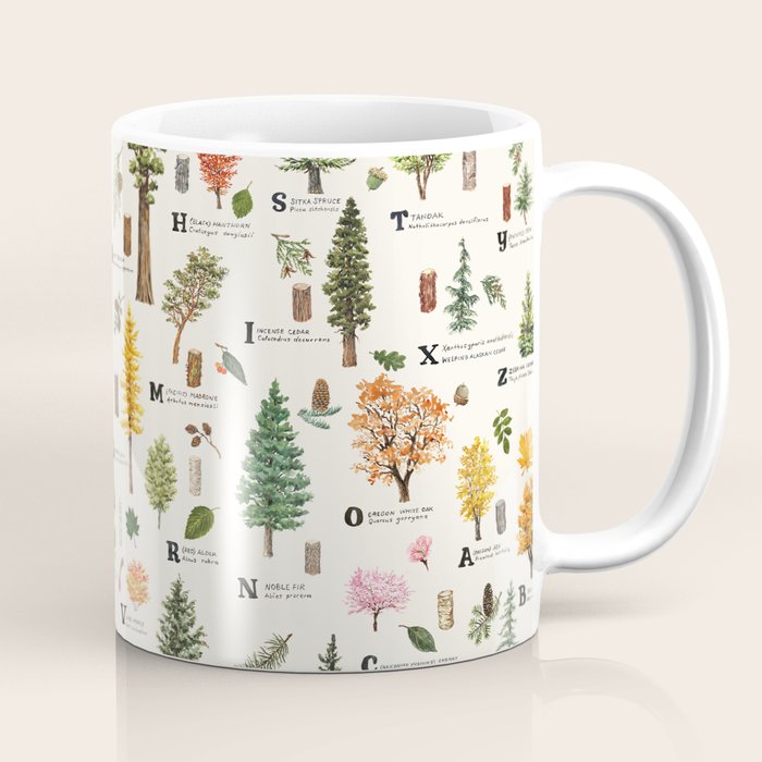 Trees of the Pacific Northwest Coffee Mug Gallery Image 1