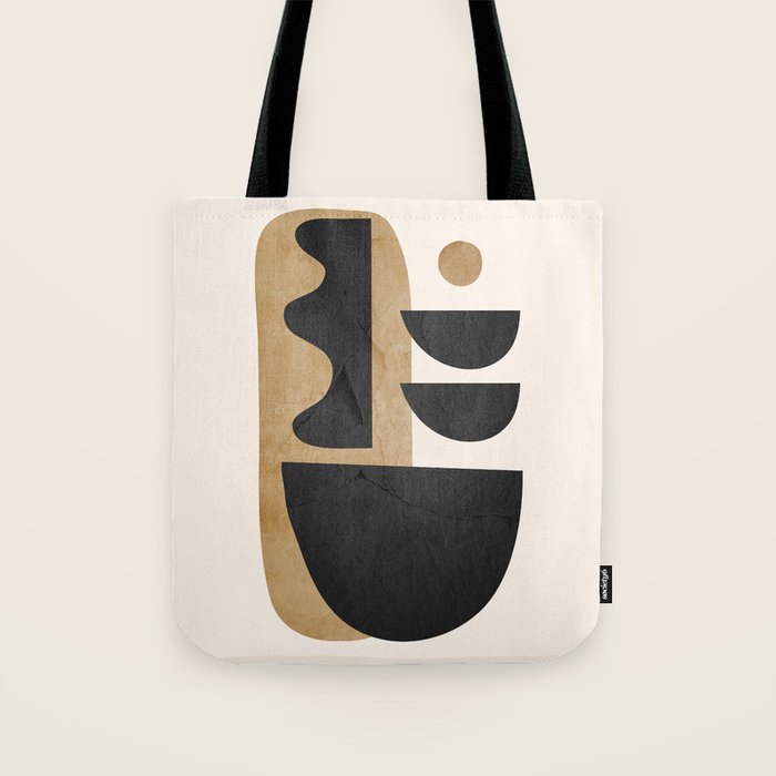 Modern Abstract Minimal Shapes 218 Tote Bag Gallery Image 1