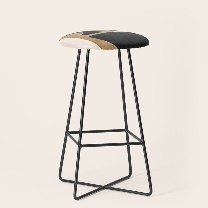 Modern Abstract Minimal Shapes 218 Stool Gallery Image 1