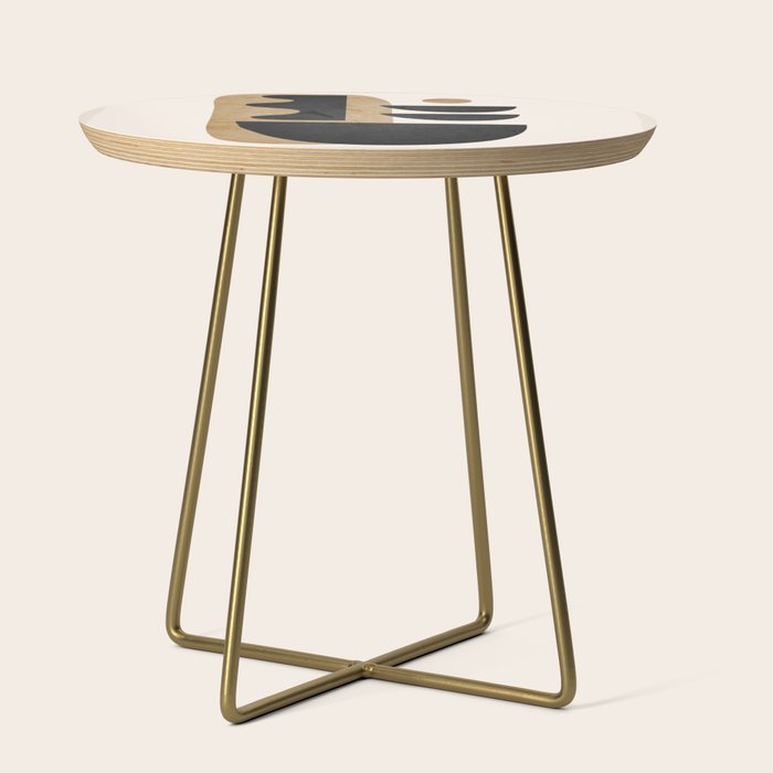 Modern Abstract Minimal Shapes 218 Side Table Gallery Image 1