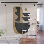 Modern Abstract Minimal Shapes 218 Wall Mural Gallery Image 1