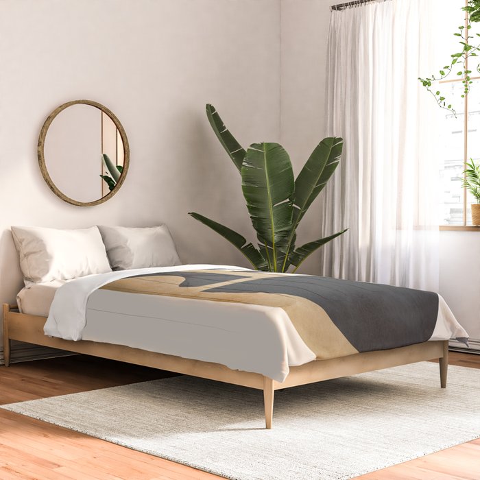 Modern Abstract Minimal Shapes 218 Comforter Gallery Image 2