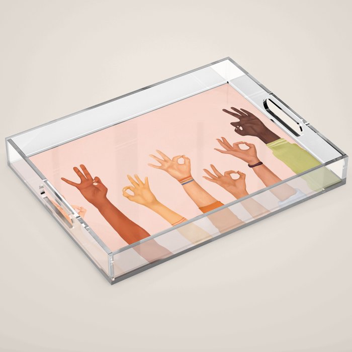 OK Acrylic Tray Gallery Image 1