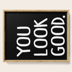 You Look Good Bathroom Art Serving Tray Gallery Image 1
