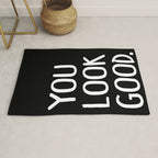 You Look Good Bathroom Art Rug Gallery Image 1
