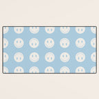 Happy Thoughts Baby Blue Desk Mat Gallery Image 3