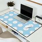 Happy Thoughts Baby Blue Desk Mat Gallery Image 2