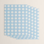 Happy Thoughts Baby Blue Wrapping Paper Gallery Image 3