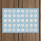 Happy Thoughts Baby Blue Outdoor Rug Gallery Image 1