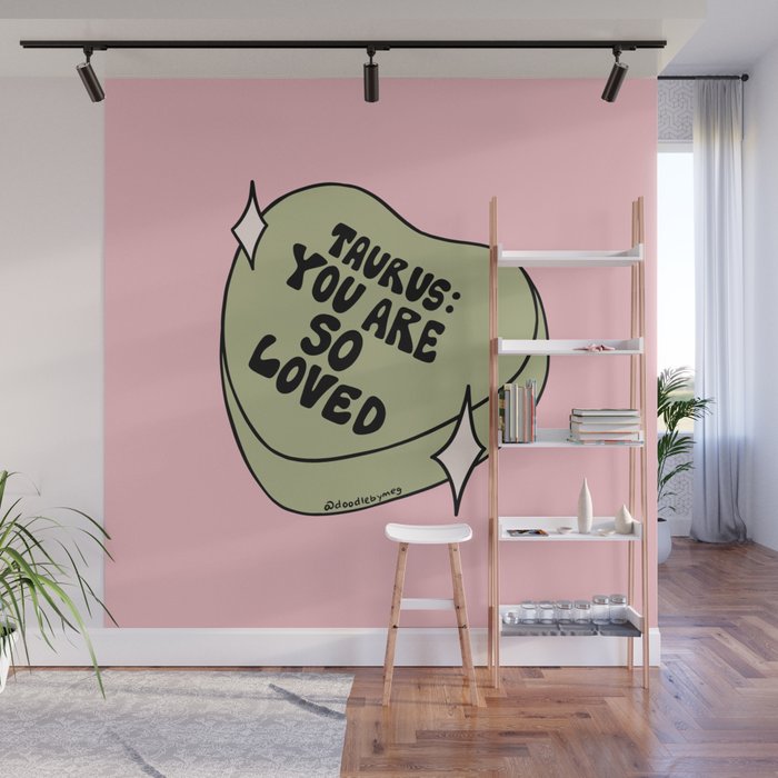 Taurus Conversation Heart Wall Mural Gallery Image 1