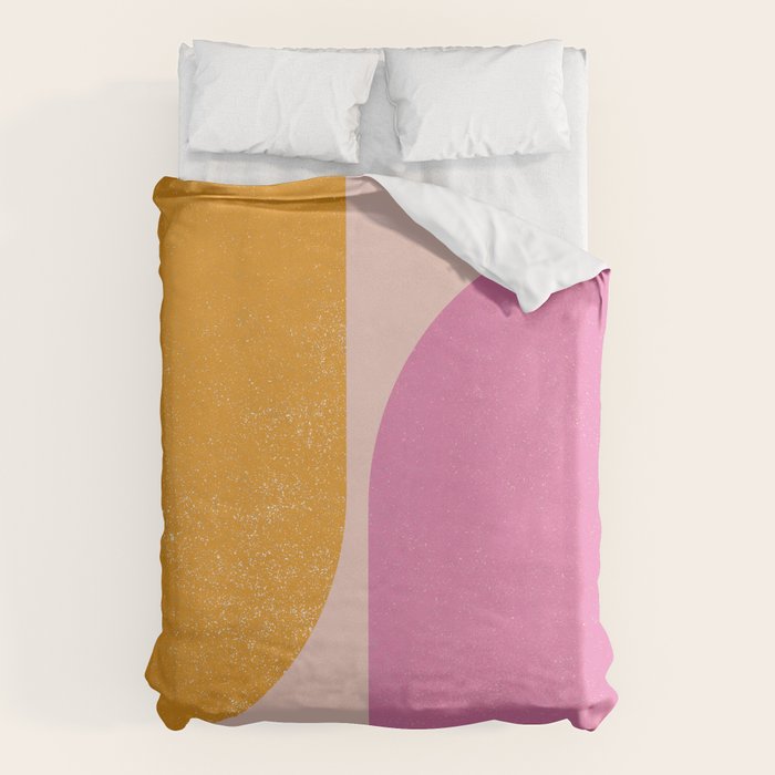 Arches in Peachy Orange and Pink - Summertime Duvet Cover Gallery Image 6