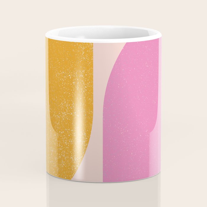 Arches in Peachy Orange and Pink - Summertime Coffee Mug Gallery Image 4