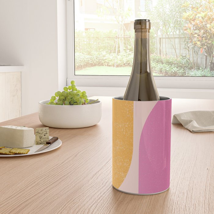 Arches in Peachy Orange and Pink - Summertime Wine Chiller Gallery Image 4