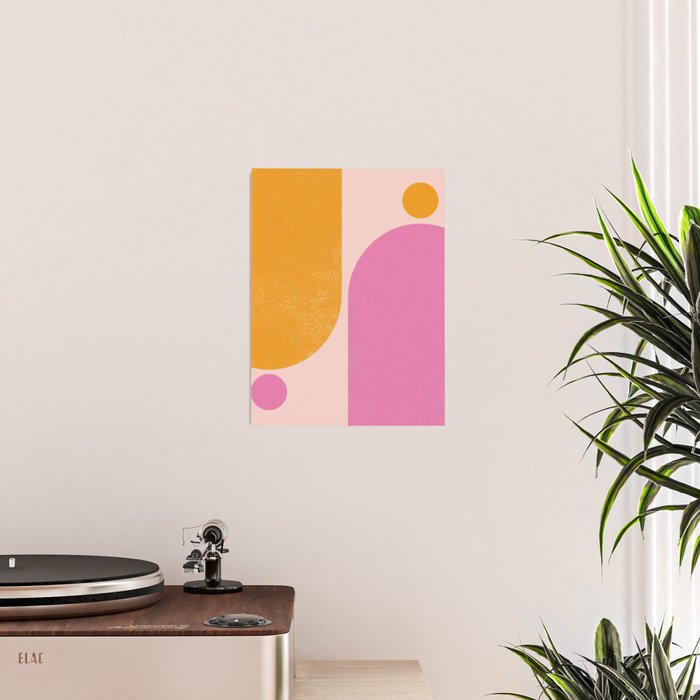 Arches in Peachy Orange and Pink - Summertime Poster Gallery Image 2