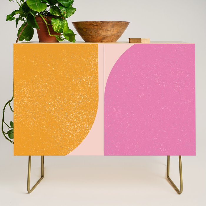 Arches in Peachy Orange and Pink - Summertime Credenza Gallery Image 1