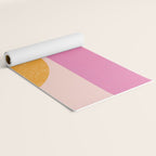Arches in Peachy Orange and Pink - Summertime Yoga Mat Gallery Image 2
