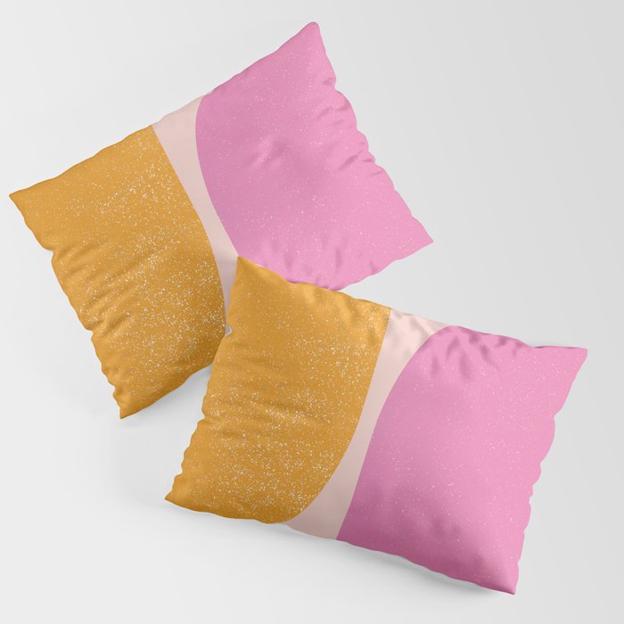 Arches in Peachy Orange and Pink - Summertime Pillow Sham Gallery Image 3