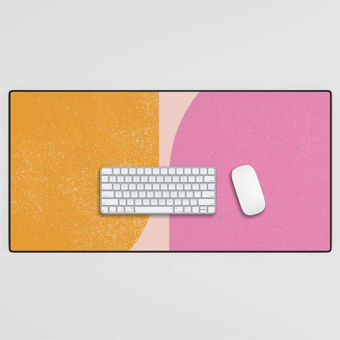 Arches in Peachy Orange and Pink - Summertime Desk Mat Gallery Image 1