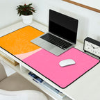 Arches in Peachy Orange and Pink - Summertime Desk Mat Gallery Image 2
