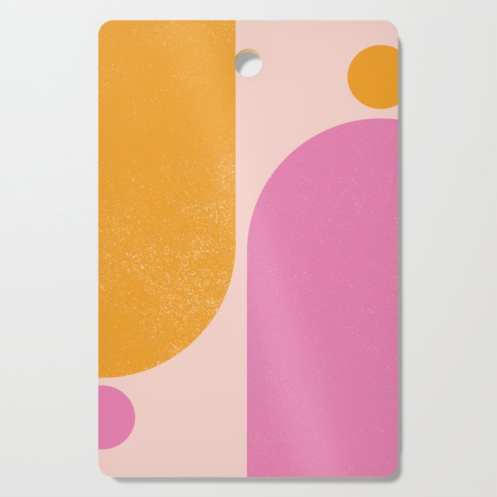 Arches in Peachy Orange and Pink - Summertime Cutting Board Gallery Image 1
