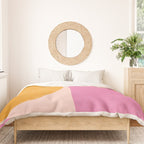 Arches in Peachy Orange and Pink - Summertime Duvet Cover Gallery Image 3