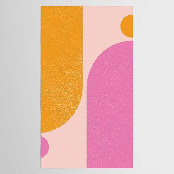 Arches in Peachy Orange and Pink - Summertime Tablecloth Gallery Image 2