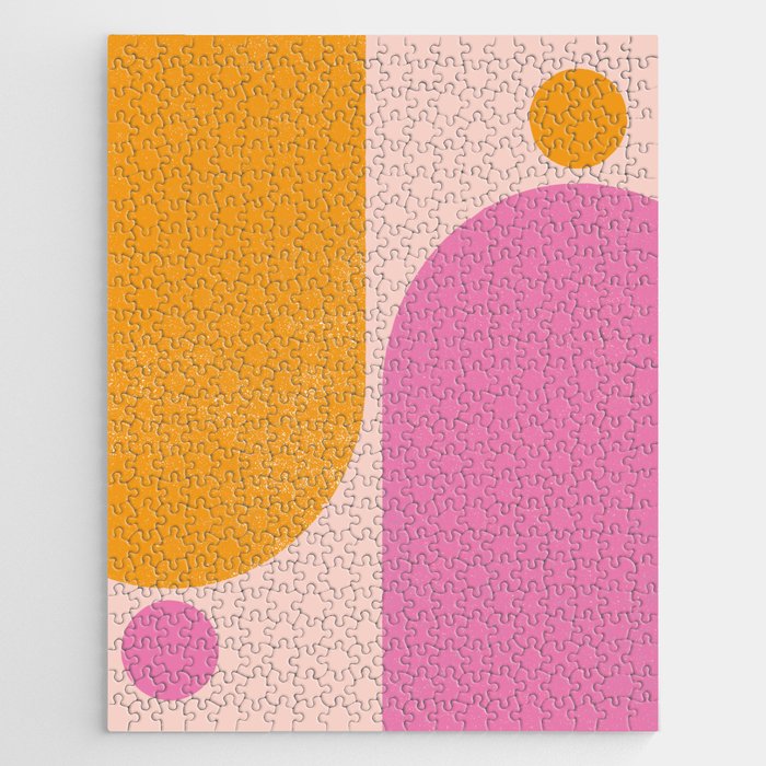 Arches in Peachy Orange and Pink - Summertime Jigsaw Puzzle Gallery Image 1