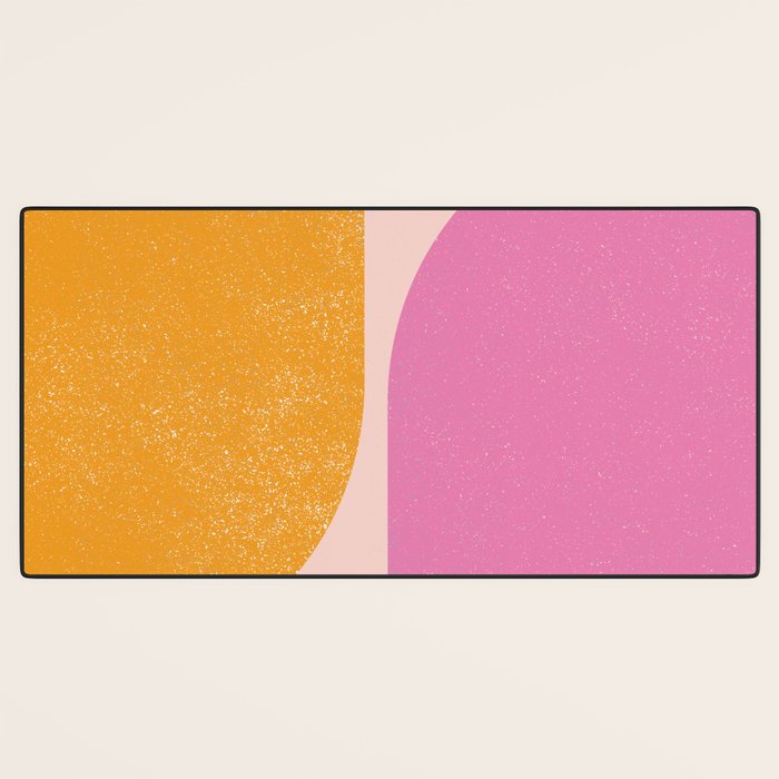 Arches in Peachy Orange and Pink - Summertime Desk Mat Gallery Image 3