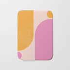 Arches in Peachy Orange and Pink - Summertime Bath Mat Gallery Image 1