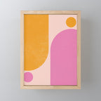 Arches in Peachy Orange and Pink - Summertime Mini Art Print Gallery Image 1
