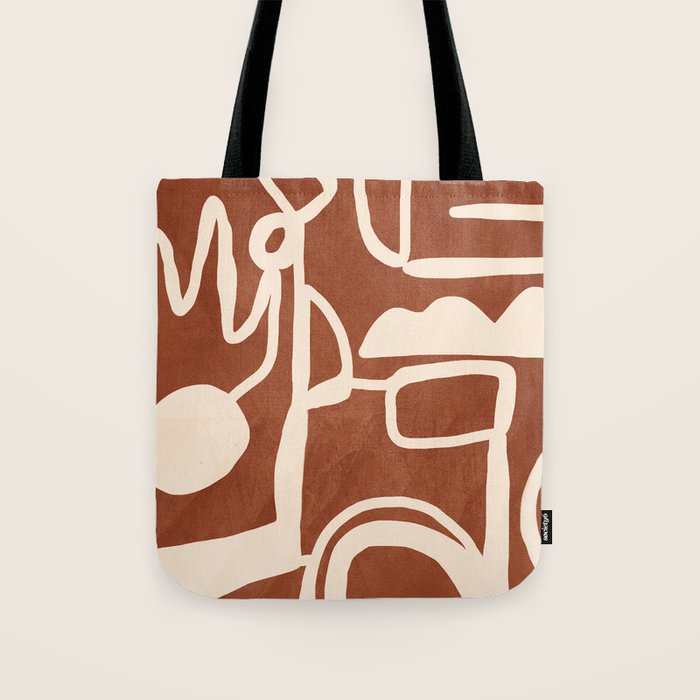 Abstract Lines 2 Tote Bag Gallery Image 1