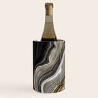 Black & Gold Agate Stone Wine Chiller Gallery Image 1