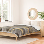Black & Gold Agate Stone Duvet Cover Gallery Image 2
