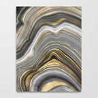 Black & Gold Agate Stone Notebook Gallery Image 4