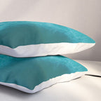 Turquoise Tides - Aerial View of Ocean Waves and Shore Pillow Sham Gallery Image 3