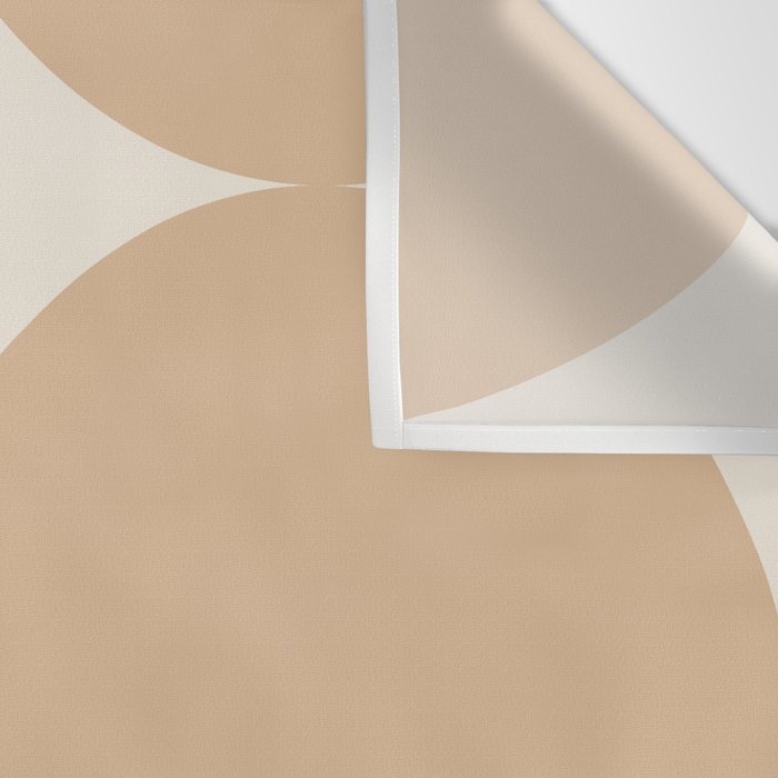 Bauhaus Mid Century Modern Geometric X Neutral Beige Wall Tapestry Gallery Image 3