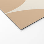 Bauhaus Mid Century Modern Geometric X Neutral Beige Welcome Mat Gallery Image 2