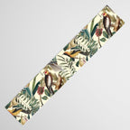 Floral and Birds Vintage Garden Table Runner Gallery Image 3