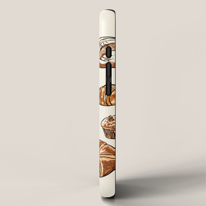 Le Pain Câest La Vie â Bread is Life French Bakery Illustration iPhone Case Gallery Image 2
