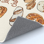 Le Pain Câest La Vie â Bread is Life French Bakery Illustration Rug Gallery Image 4