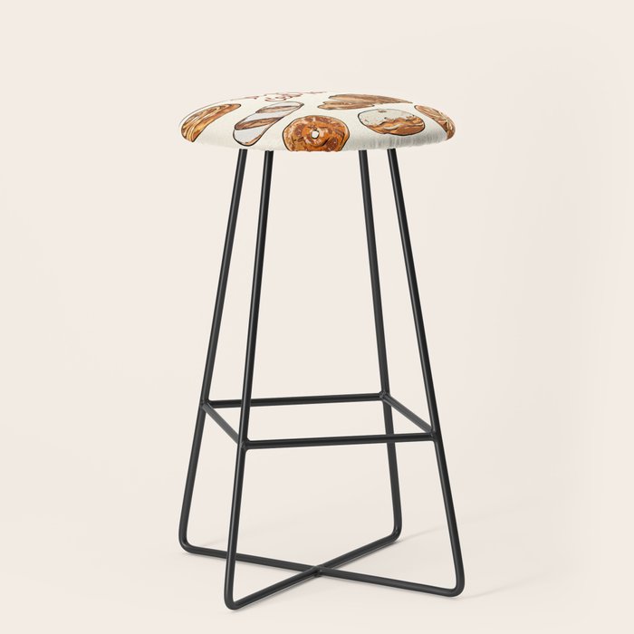 Le Pain Câest La Vie â Bread is Life French Bakery Illustration Stool Gallery Image 1