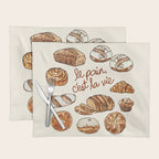 Le Pain Câest La Vie â Bread is Life French Bakery Illustration Placemat Gallery Image 1