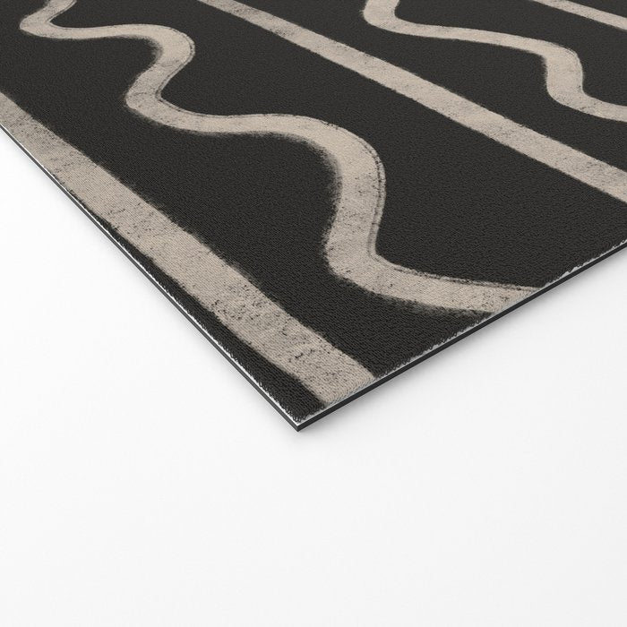 Noir: Mid Century Pattern Welcome Mat Gallery Image 2