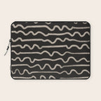 Noir: Mid Century Pattern Laptop Sleeve Gallery Image 1
