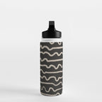 Noir: Mid Century Pattern Water Bottle Gallery Image 3