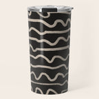 Noir: Mid Century Pattern Travel Mug Gallery Image 1